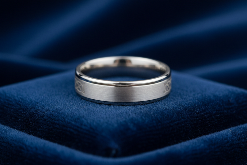 How Much Does a White Gold Men’s Wedding Band Cost for Grooms