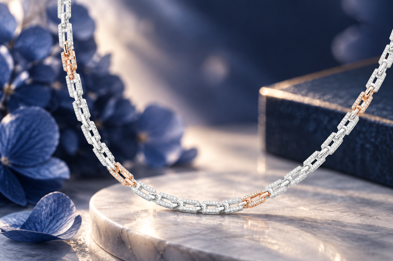 Lab-Grown Diamond & Moissanite Chains