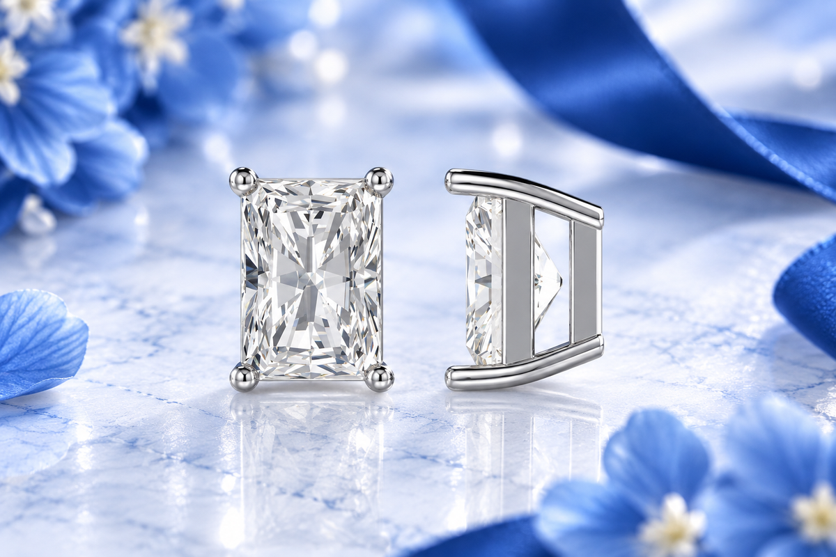 Lab-Grown Diamond & Moissanite Earrings