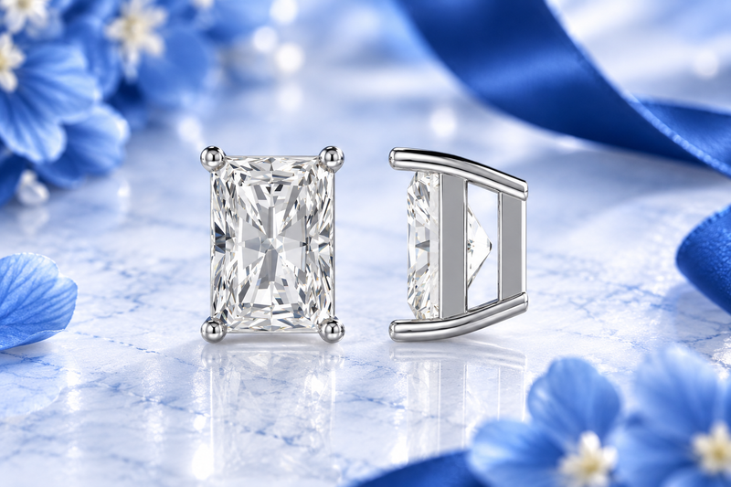 Lab-Grown Diamond & Moissanite Earrings