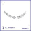 Multi Shape Diamond Ear Climber Earrings for Women