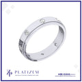 Round Lab Grown Diamond Band with Flush Set Stones