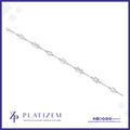 Mixed Shape Diamond Station Bracelet Design