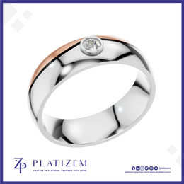 Platinum Mens Wedding Band