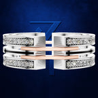 Moissanite Lab Grown Diamond Band for Men