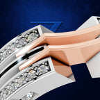 Moissanite Lab Grown Diamond Band for Men