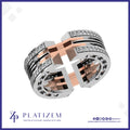 Split Shank Diamond Channel Ring for Men