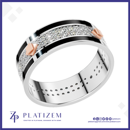 Lab Made Diamond Band for Men
