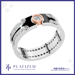 Round Lab Grown Diamond Wedding Band