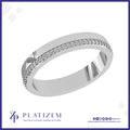Full Eternity Diamond Band with Continuous Shared Prong Detailing