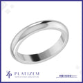 Plain Comfort Fit Wedding Band with a Smooth Domed Profile