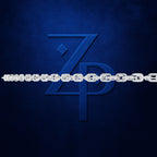Cable Link Platinum Chain Necklace for Men with S Hook Clasp
