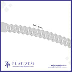 18kt Gold 5mm Curb Cuban Link Chain Built with Polished Precision