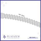 14kt Gold 6mm Curb Cuban Link Chain Featuring Polished Detailing