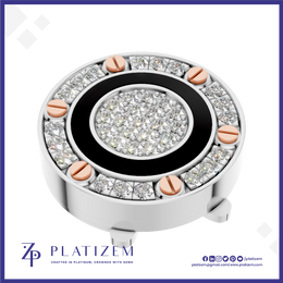 Round Lab Grown Diamond Button