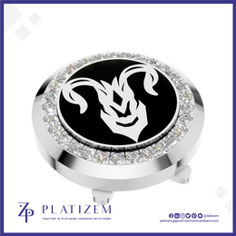 Designer Lab Grown Diamond Button for Accessories