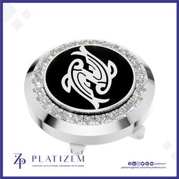 Men Lab Grown Diamond Button For Kurta