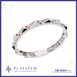 Moissanite Lab Grown Diamond Bracelet Men