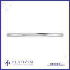 PT950 Platinum Bangle 4mm Minimalist Plain Platinum Bangle for Men and Women