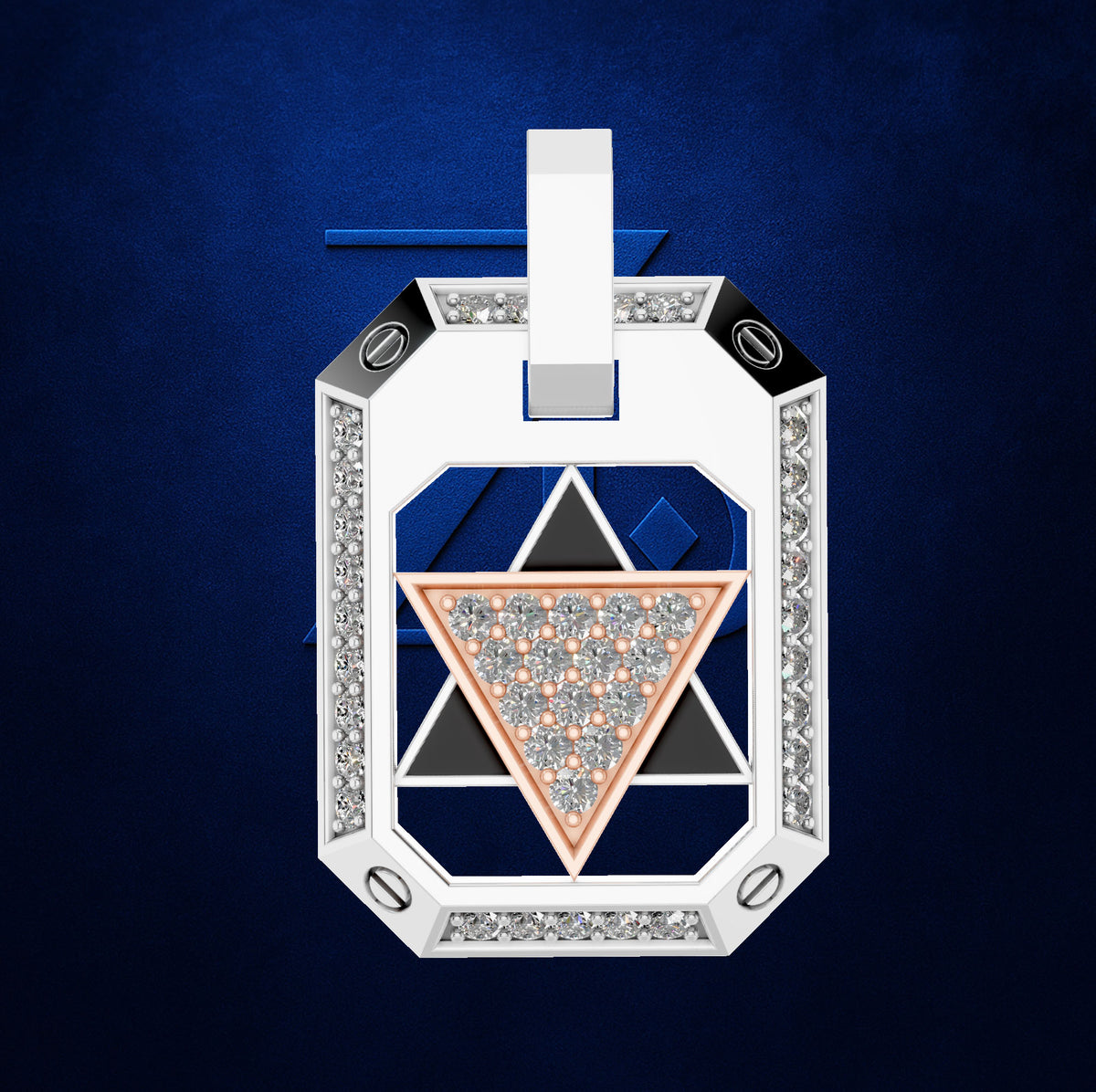 Star Shaped Laboratory Grown Diamond Pendant