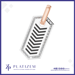 Premium Platinum Lab Grown Diamond Pendant for Men