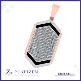 Pave Lab Grown Diamond Pendant Necklace for Men