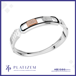 White Gold Bracelet For Men