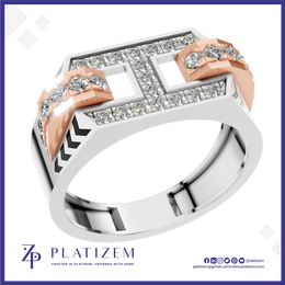 Mens Platinum Wedding Band