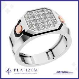 Platinum Lab Grown Diamond Wedding Ring