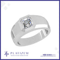 Emerald Cut Laboratory Grown Diamond Ring for Men