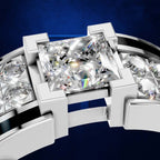 Princess Cut Laboratory Created Diamond Ring