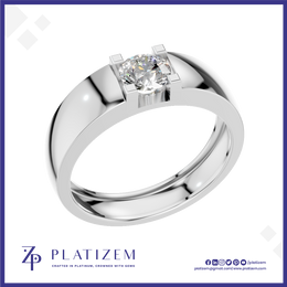 Solitaire Lab Grown Diamond Ring