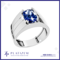 Blue Sapphire Gemstone Ring For Men