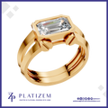 East West Emerald Cut Wedding Ring  Unique, Elegant, and Timeless Fine Jewelry Design