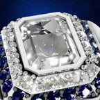 1 Carat Emerald Cut Lab Grown Diamond Ring for Men and Women