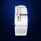 Emerald Cut Baguette Diamond Ring for Men with Chevron Design