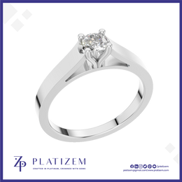 Round Brilliant Cut Lab Grown Diamond Ring
