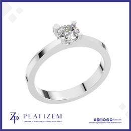 0.5 Carat Lab Grown Diamond Ring