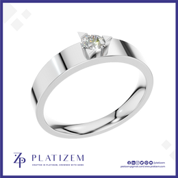 Lab Grown Diamond Solitaire Engagement Ring