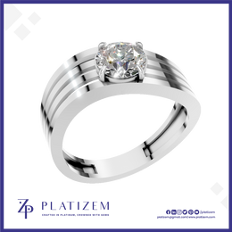 1 Carat Lab Grown Diamond Solitaire Ring