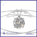 2 Carat Laboratory Grown Diamond Solitaire Pendant Necklace