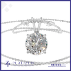 2 Carat Laboratory Grown Diamond Solitaire Pendant Necklace