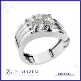2 Carat Round Cut Lab Grown Diamond Ring