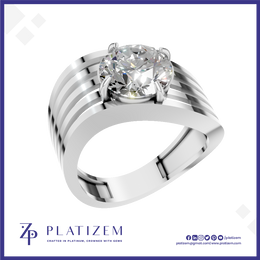 2.5 Carat Round Lab Grown Diamond Ring