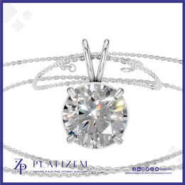 3 Carat Solitaire Lab Grown Diamond Pendant