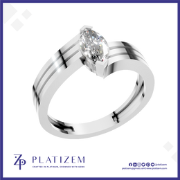 Marquise Cut Lab Grown Diamond Engagement Ring