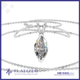 Marquise Lab Grown Diamond Pendant