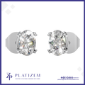 Oval Laboratory Grown Diamond Earrings Laboratory Grown