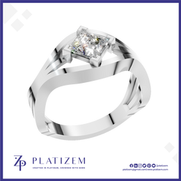 Princess Cut Solitaire Engagement Ring