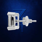 Emerald Cut Laboratory Grown Diamond Earrings